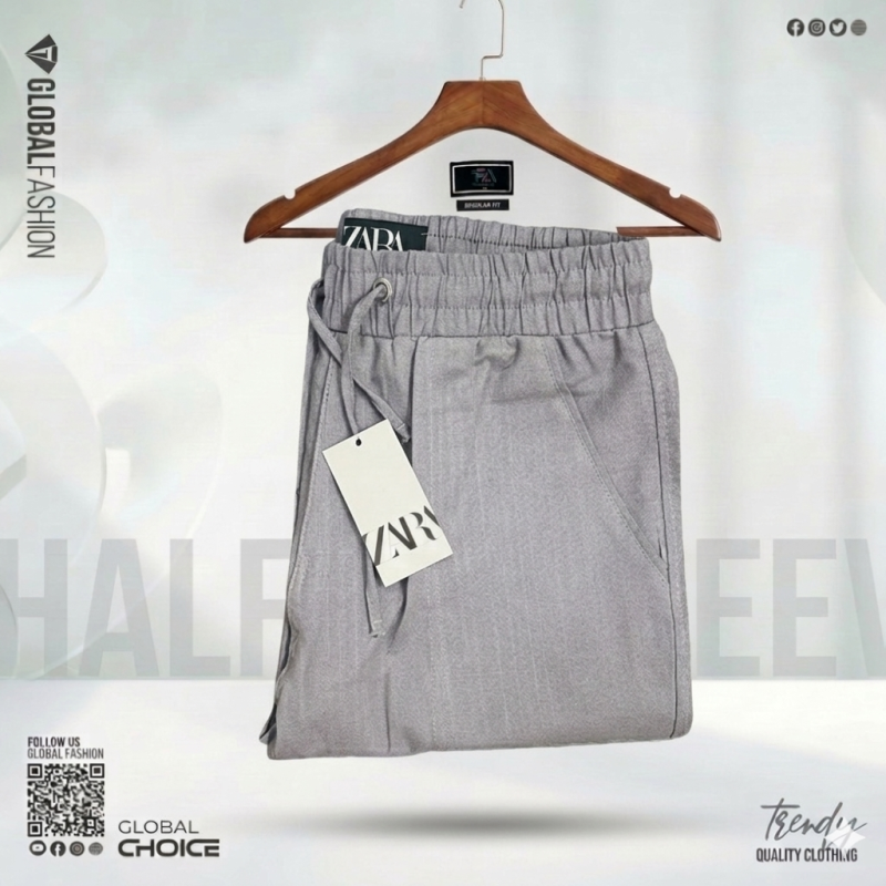 Premium Cotton Trouser, NCT-01 (Ash/Grey)